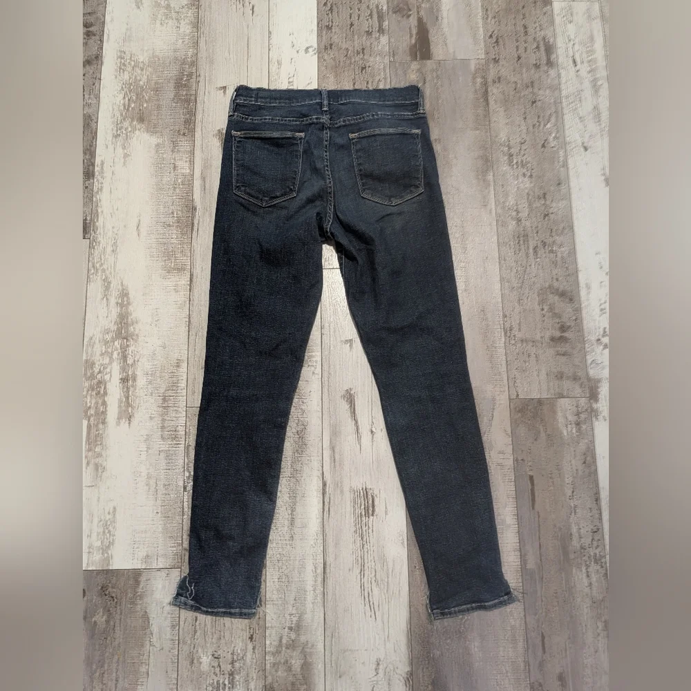 FRAME DENIM JEANS *SIZE 29* LE HIGH SKINNY‎ MEDIUM WASH RAW UNFINISHED HEM - Picture 8 of 8
